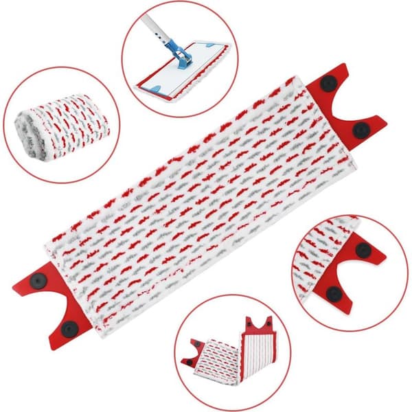 Påfyllingsmoppdeler for Vileda mikrofibermoppsett, for Vileda Ultramax mopp/UltraMax Plus/Easy Wring UltraMax absorberende påfyll