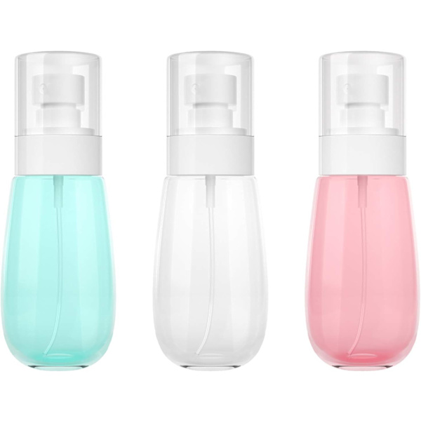 Små Sprayflaskor 100ml, 3-pack Fin Mist Sprayflaska för Resor 100ml