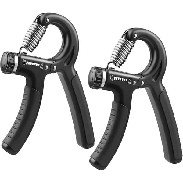 2-delt håndgreb, 5-60 kg justerbart underarms- og håndledsstyrkende greb, fingerstrækker, håndgrebstræner til muskelopbygning, terapi
