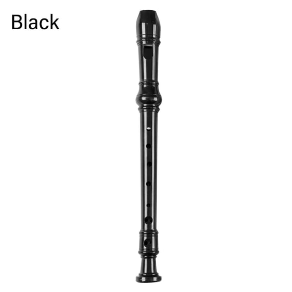 Lång flöjt sopranblockflöjt Black
