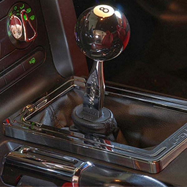 8 Eight Pool Billiard Ball Brugerdefineret Gearskifteknop Bilarm Sort