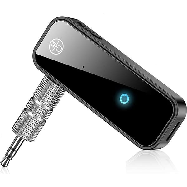 Bluetooth biladapter, Bluetooth-mottaker, Bluetooth-sender, Bluetooth bilsender med 3,5 mm Aux-kontakt, biltilbehør, håndfri