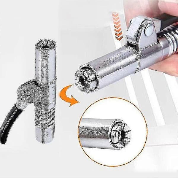 Rasvanippa Npti/8 10000psi Fp Heavy Duty Quick Release Rasvapistoolin liitin Xxf