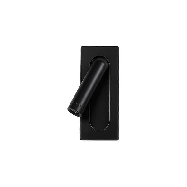Veggmonterte spotlys Justerbar leselampe ved sengen Sand Black