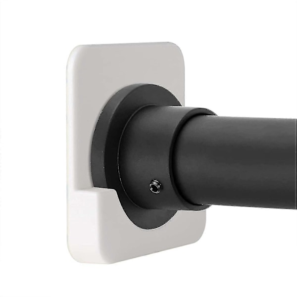Selvklebende dusjforhengstangholder, ingen boring, 2 stk. White