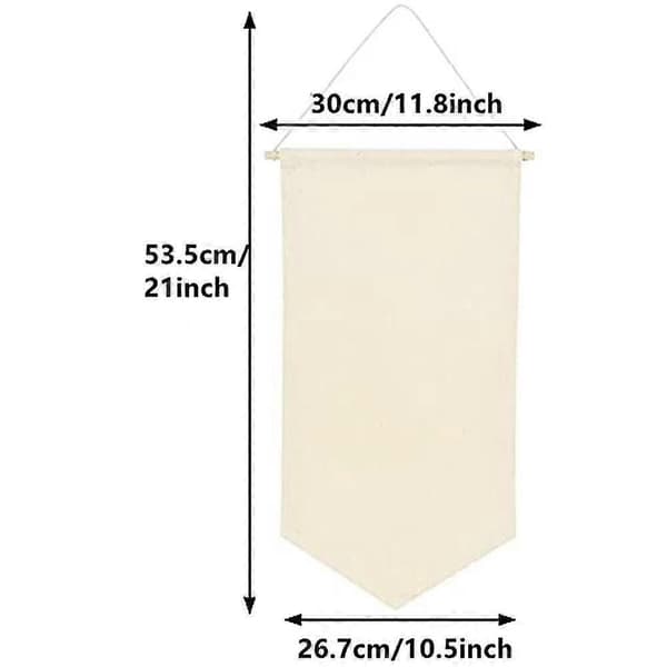 2 st Nålbricka Display Banners, Canvas Hängande Brosch Nål Organizer, Display Nålar Förvaringsfodral