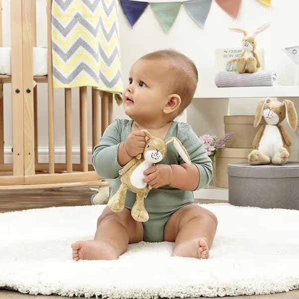 Rainbow Designs Gæt Hvor Meget Jeg Holder Af Dig Nutbrown Hare Rangle - 20 cm - Samlerobjekt Plyslegetøj