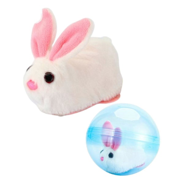 Hamsterlöpboll Leksak Rolig Småbarn Krypande Rullboll Rullande Katt Retande Leksak Blue Ball rabbit