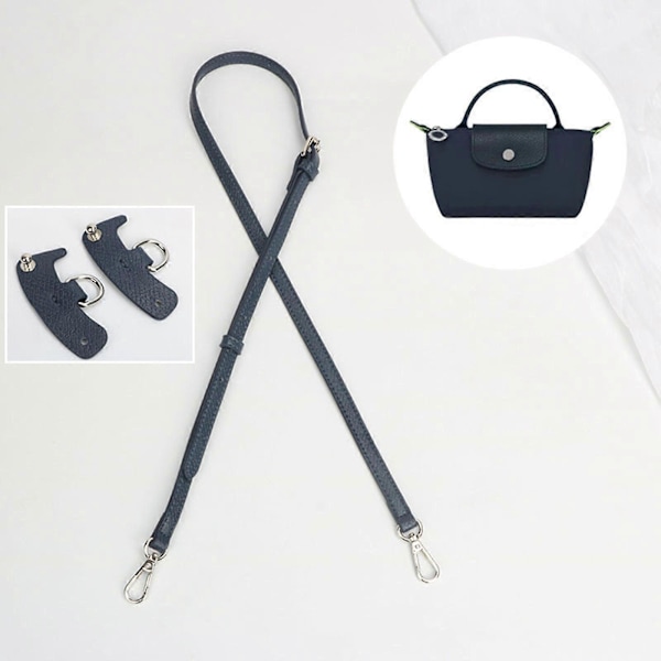Udskiftelig crossbody taskerem skulderrem PU læder taskerem håndtaskerem justerbar udskiftelig taskerem cognac farve cognac color