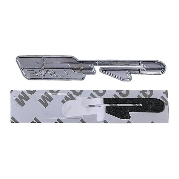 3D-metalli Gt Line -logo auton lokasuojan ja takaluukun tarra Peugeot 5008 308 3008 108 208 508 2008 Gt Line -embleemi tarra lisävarusteet Silver Red