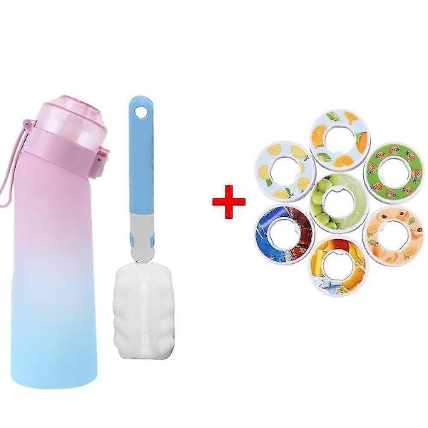 650 ml:n makuvesipullo, tuoksuvesikuppi, ilmalla maustettu urheilujuomapullo, sopivat kapselit ja pullo ulkokäyttöön, SMTX set C