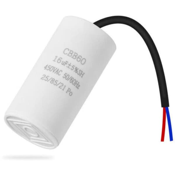 CBB60 16uF 450V 50/60Hz startkondensator för kompressormotor och vattenpump