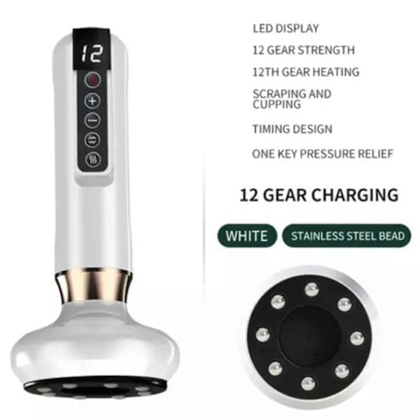 50% Rabatt - Variabel Anti Cellulit Massager, Bluile Cellulit Massager För Mage Midja Armar White