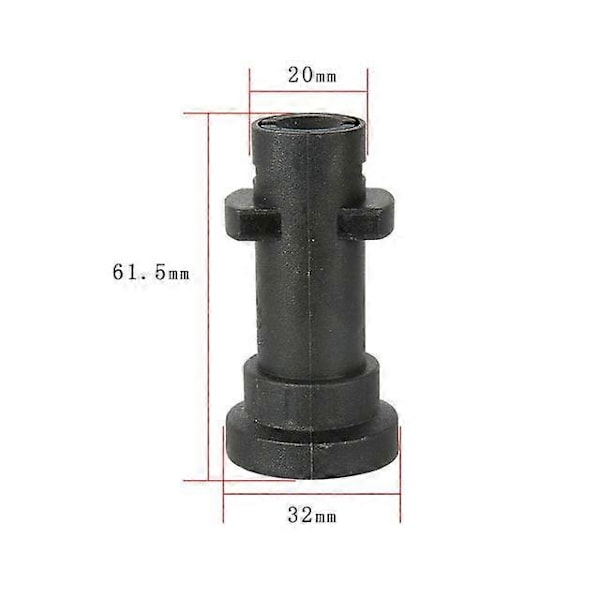 Adapter för högtryckstvätt med 1/4'' invändig snabbkoppling Passar Karcher/Krcher K-seriens högtryckstvättar K2, K3, K4, K5, K6, K7
