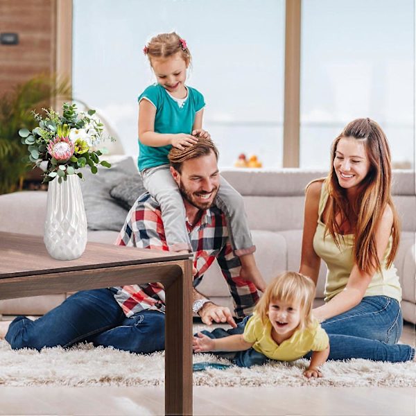 Keramisk vas, bordsvas i modern minimalistisk stil, heminredning för eldstad, sovrum, kök, vardagsrum B