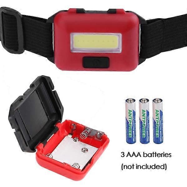 4 kpl LED-otsalamppu aikuisille ja lapsille Cob Flood Lig Red