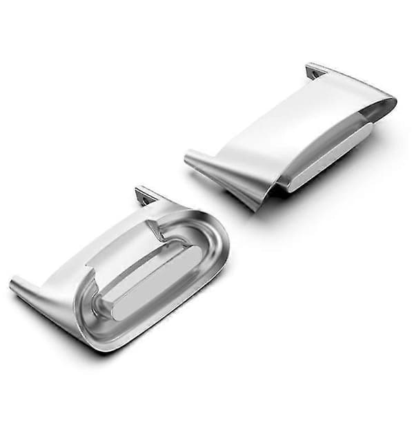 1 par udskiftningsurrem håndledsbånd spænde metalstik til Fitbit Charge 5 -Yx Silver Fitbit Charge 5