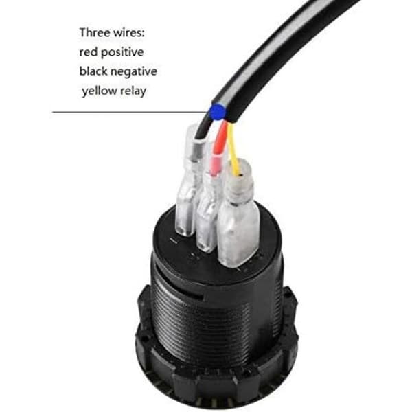 LED Bilklocka, Pekskärmsklocka, Vattentät Digital Bilklocka, 12V/24V Mini LED Digital Klocka, Mini Motorcykelklocka