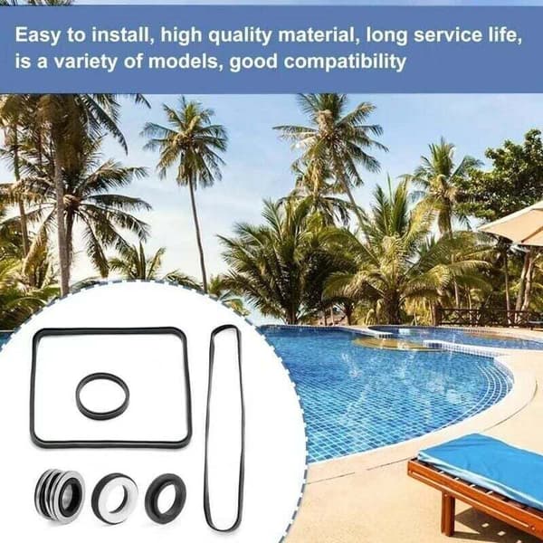 Poolpumpspackningsbyte för Hayward Super SP2600 1600 2600X Poolpumpspackningsreparationssats