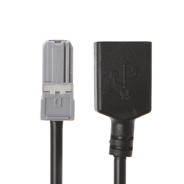 Bil Aux O Media Wire till USB-adapterkontakt för Rav4 Ez Verso Camry