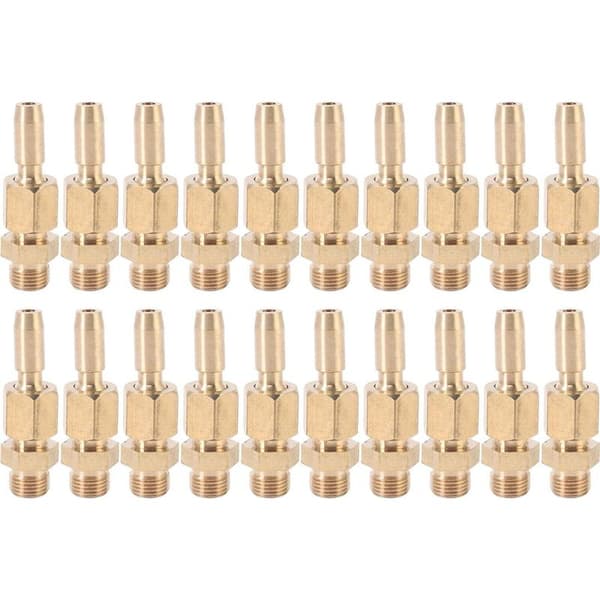 20-pack DN6 mässing 1/8\" vattendysor