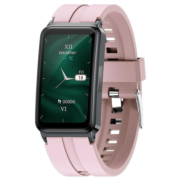 HD Smart Watch med stor skärm Kroppstemperatur-EKG Pink