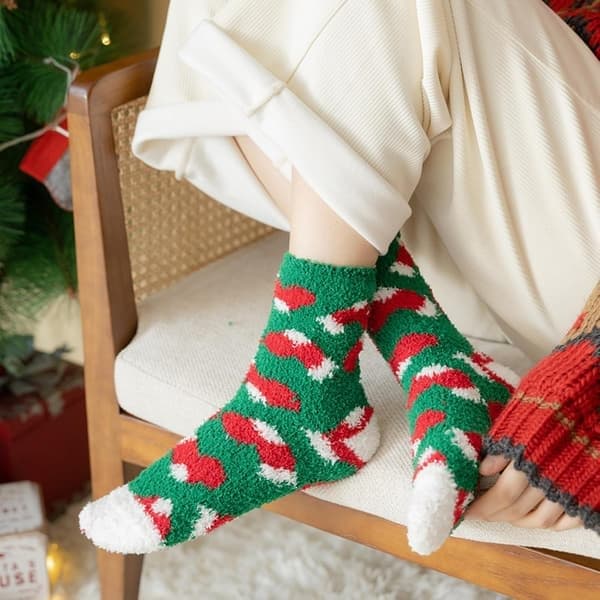 Julklappsstrumpor unisex dam herr | mysiga julstrumpor & adventskalenderstrumpor | glada julstrumpor och julklappsstrumpor