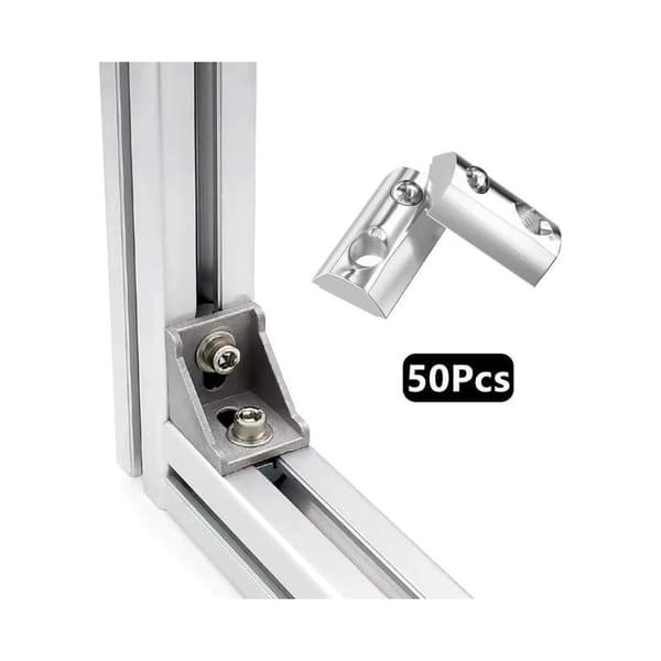 50 stycken glidande M3, serie 20 glidmuttrar, hammarmutter T-mutter för extruderad slitsad aluminiumprofilskena (EU20&M3).