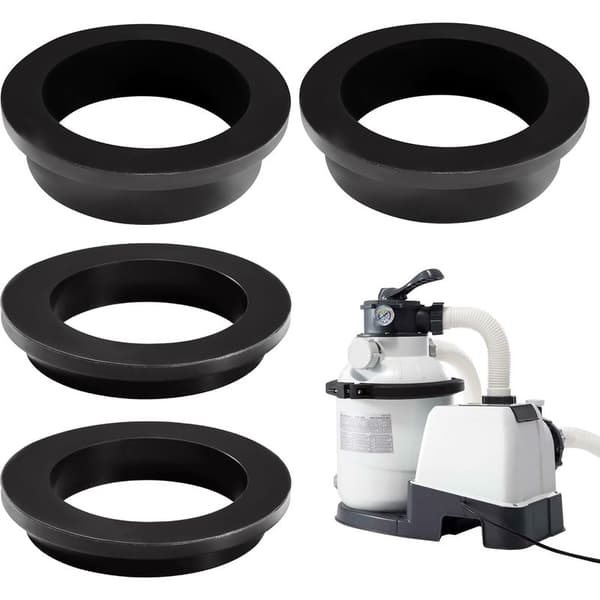 Stykker 11228 11412 L-formede O-ringe til poolpumpe, L-formet pool O-ring, poolpumpetætning, kompatibel med Intex 26323CA, 26323EH, 26331CA, 26331EH