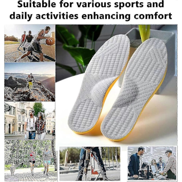 Supinaatiopohjalliset Yli-supinaatioon & Korkea Jalkaholvituki, Ortoosipohjalliset Jalan Linjaukseen, Pihtipolville, Kaarijalalle, O/x-tyypin Jaloille Size  43-45