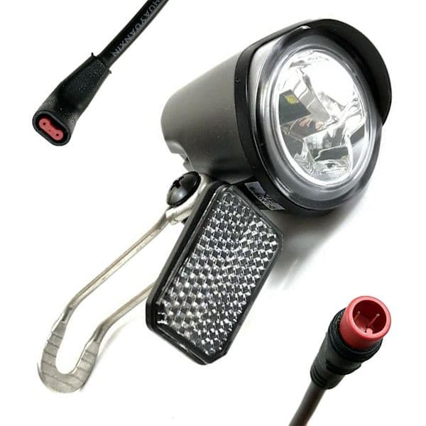 Elektrisk sykkel Ebike Vanntett LED-lys Frontlys 6-60v Universelt frontlys E-sykkel Frontlys Sykkeldel