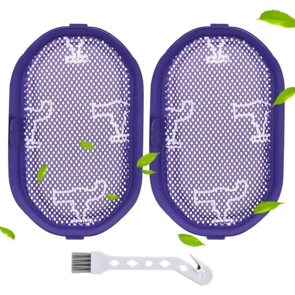 2-pack kompatibla filter för Dyson DC30 DC31 DC34 DC35 DC44 DC45 DC56. Högpresterande filtrering. Tvättbara och lätta att byta ut - DC43H-