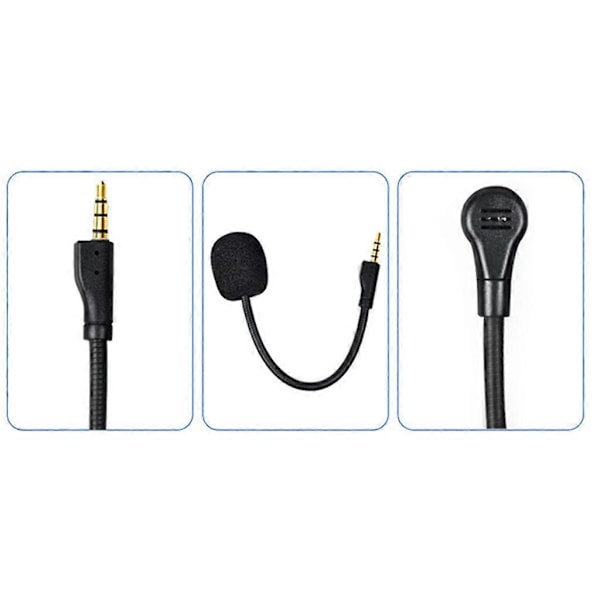 Erstatnings spillmikrofon avtakbar mikrofonbom for ~Steelseries Arctis 1 1.0 One kablede trådløse hodetelefoner Gaming Heads