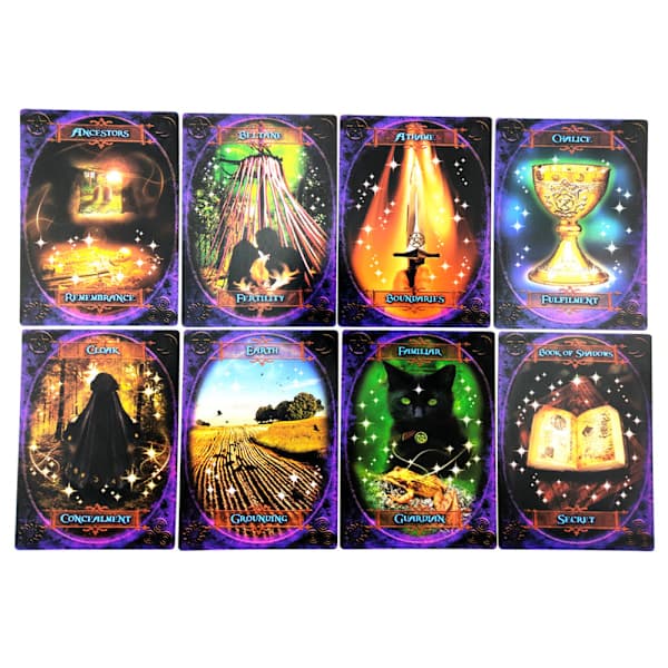 Witches Wisdom Oracle Cards Et sett med 47 kort - spottsalg