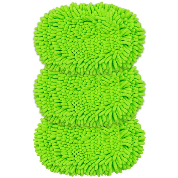 Genanvendelige moppepuder kompatible med Swiffer Sweeper, vaskbare moppepuder med mikrofiberudskiftningshoveder til rengøring