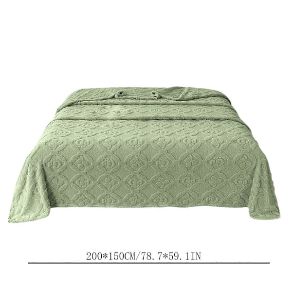 Taffeta Fortykket Tæppe Præget Koral Flannel Tæppe Flannel Tæppe Betræk Tæppe C