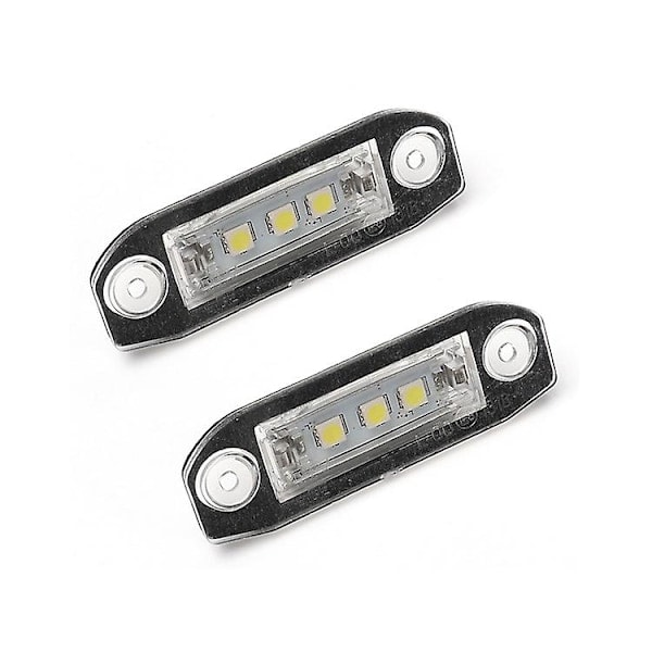 Passar Volvo VOLVO LED-skyltlampa S40S60S80 XC70 XC60, Två stycken