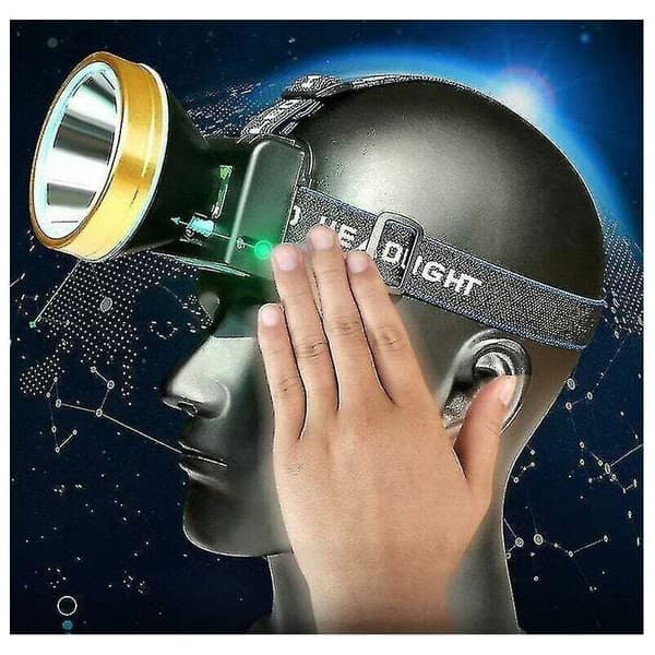 500.000 lm XHP90. Kraftigste pandelampe. USB-pandelampe.