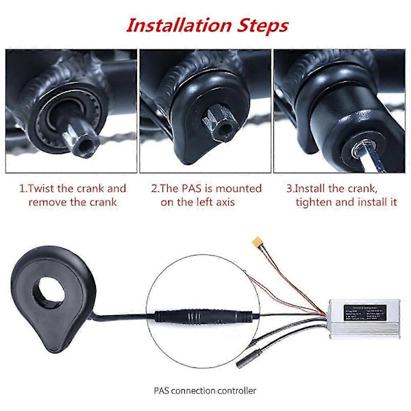 Sykkelpedal Assist-sensor, Elektrisk Sykkel Pedal Sensor Pedal Assist A