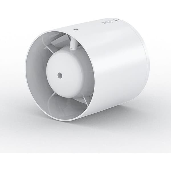 100 mm lydsvag 12W energibesparende blandet flow kanalventilator til badeværelser, ventilationskanaler, drivhuse, telte
