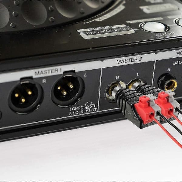 6 st Högtalarkabel till Audio Male Jr-r59-1a Kontaktadapter