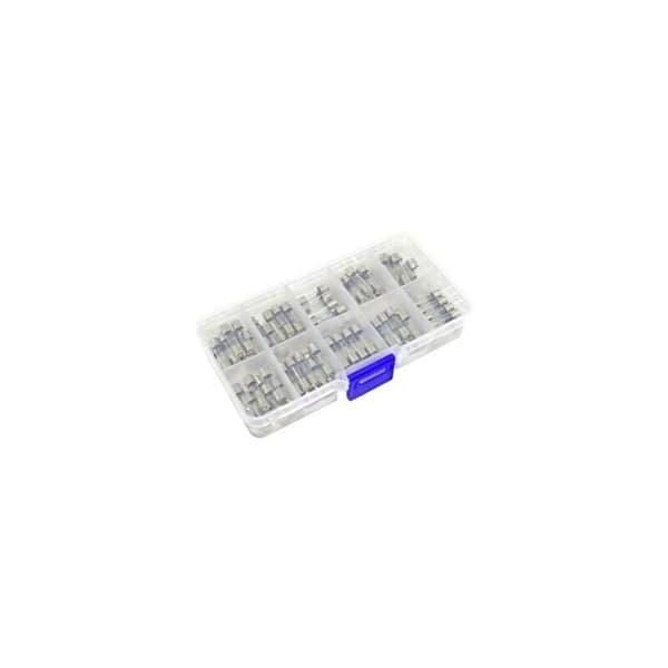 Säkring 100 stycken, 5x20 mm säkring, snabbsäkring 0,25A-6A glassäkring