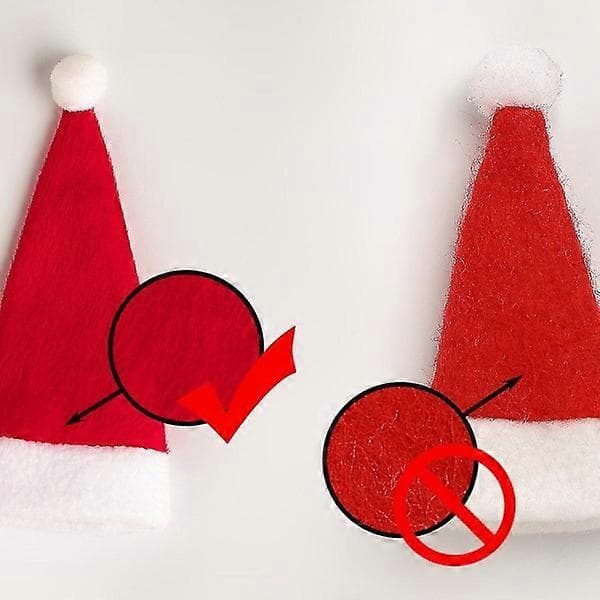 10 stk. Mini Julemandshat Julepynt Hjemme Jul Gave Dekoration
