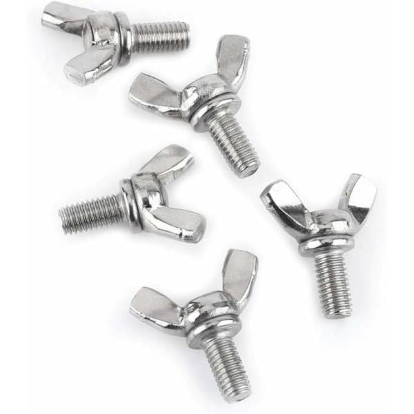 25 st vingmutter M6 X25 mm vingskruv med metrisk bult 304 rostfritt stål