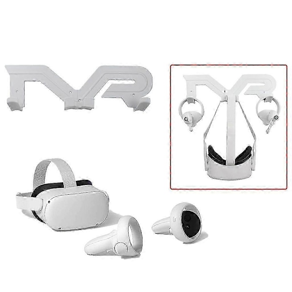 VR Tilbehør Til Oculus Quest 2 VR Headset Stand Holder White