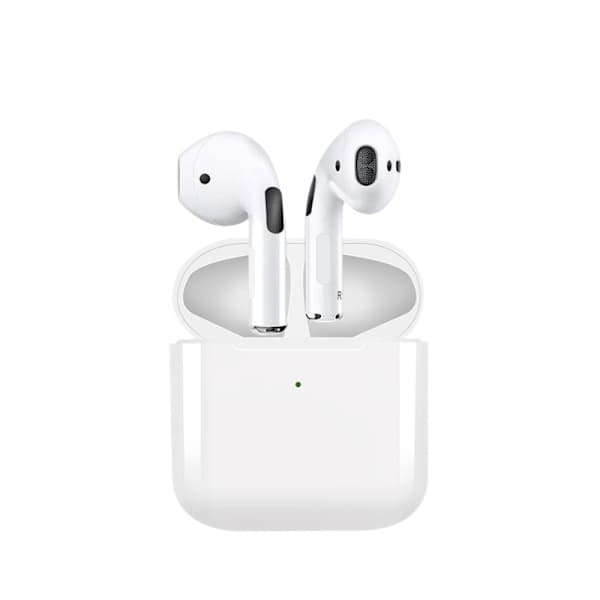 Pro 5 Bluetooth-hodetelefoner Kompatible med iPhone og Android, trådløse Bluetooth-hodetelefoner, kompakte og utsøkte, kabler inkludert, hvit