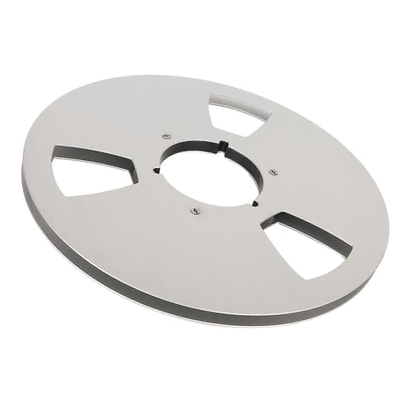 1/4 10 tums tom spole 3 hål öppen spole ljudband tom spole aluminiumspole bandspole för Nab-spole Silver