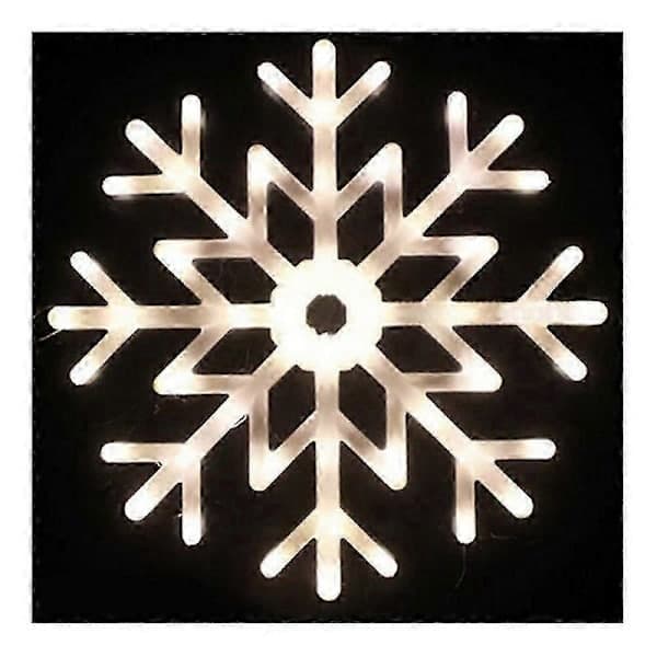 40cm LED-lumihiutale monivärinen riippuvalaisin Snowflake Light Blue