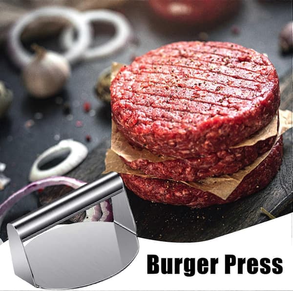 Burgerpress Rostfritt Stål Hamburgerpress Burger Smasher Smash Burger Press Baconpress Smash Burger Kit Burgerpress Gjutjärn