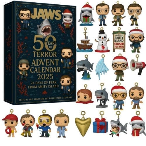 24 stk/sæt Juleoverraskelsesboks Akryl Dragepynt Julekalender